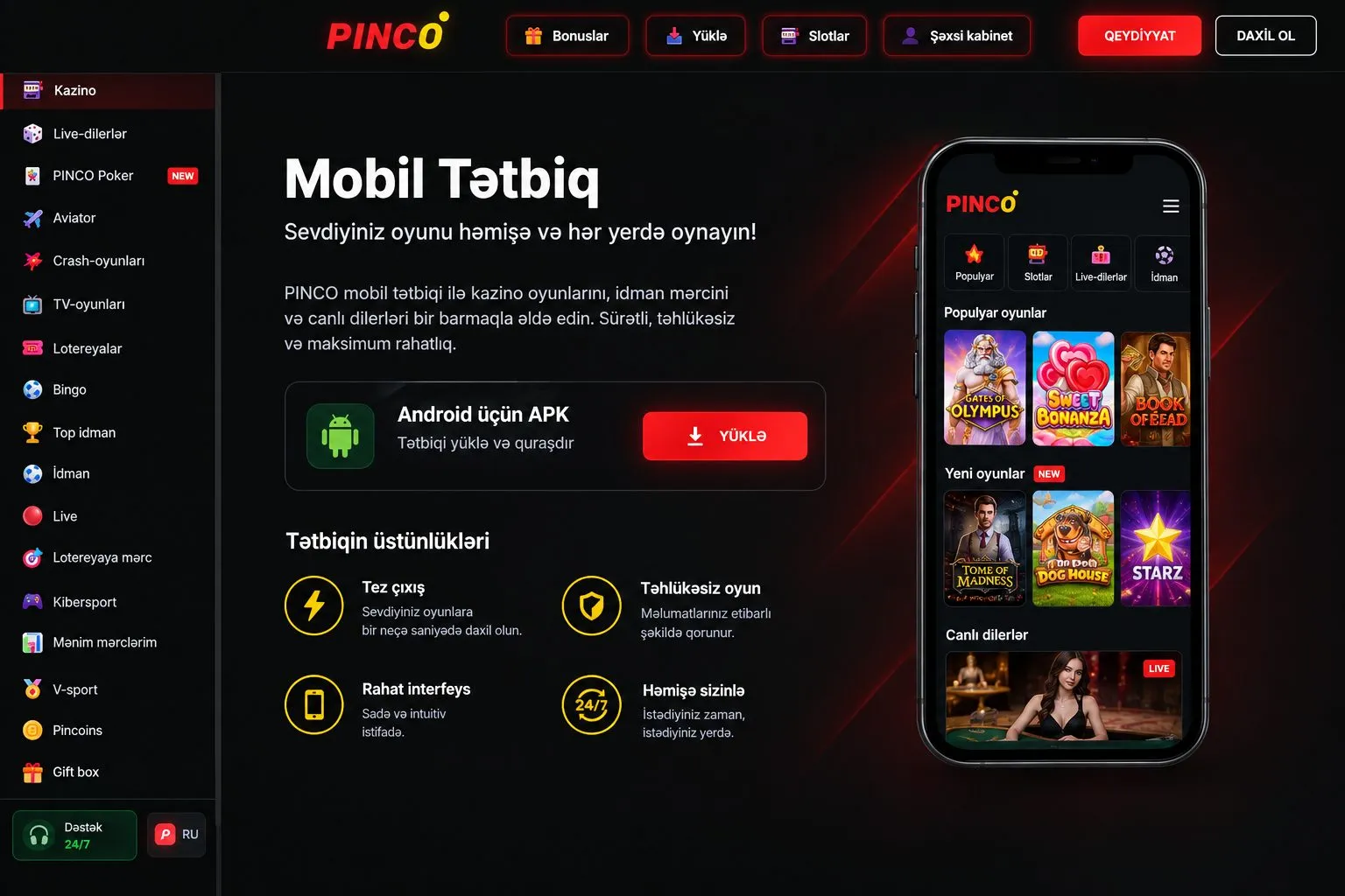 Pinco APK download – Android üçün quraşdırma təlimatı — Pinco yukle